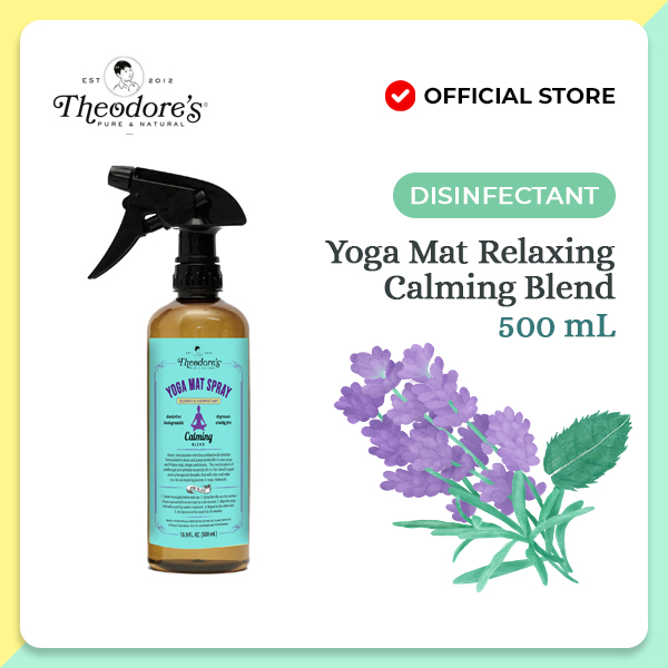 Theodore's Yoga Mat Spray Calming I Relaxing Blend Cleaner