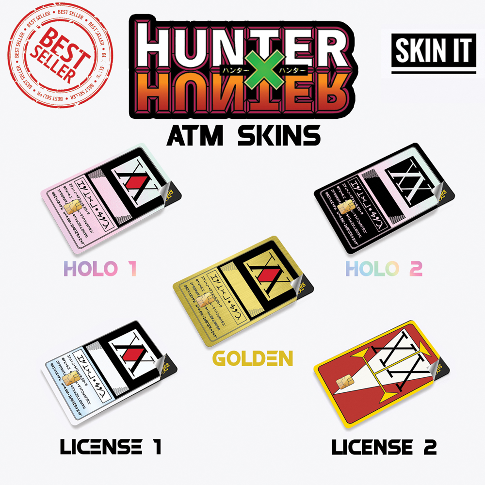 HxH Hunter X Hunter License Card Sticker Skin It for ATM or BEEP Card |  Lazada PH