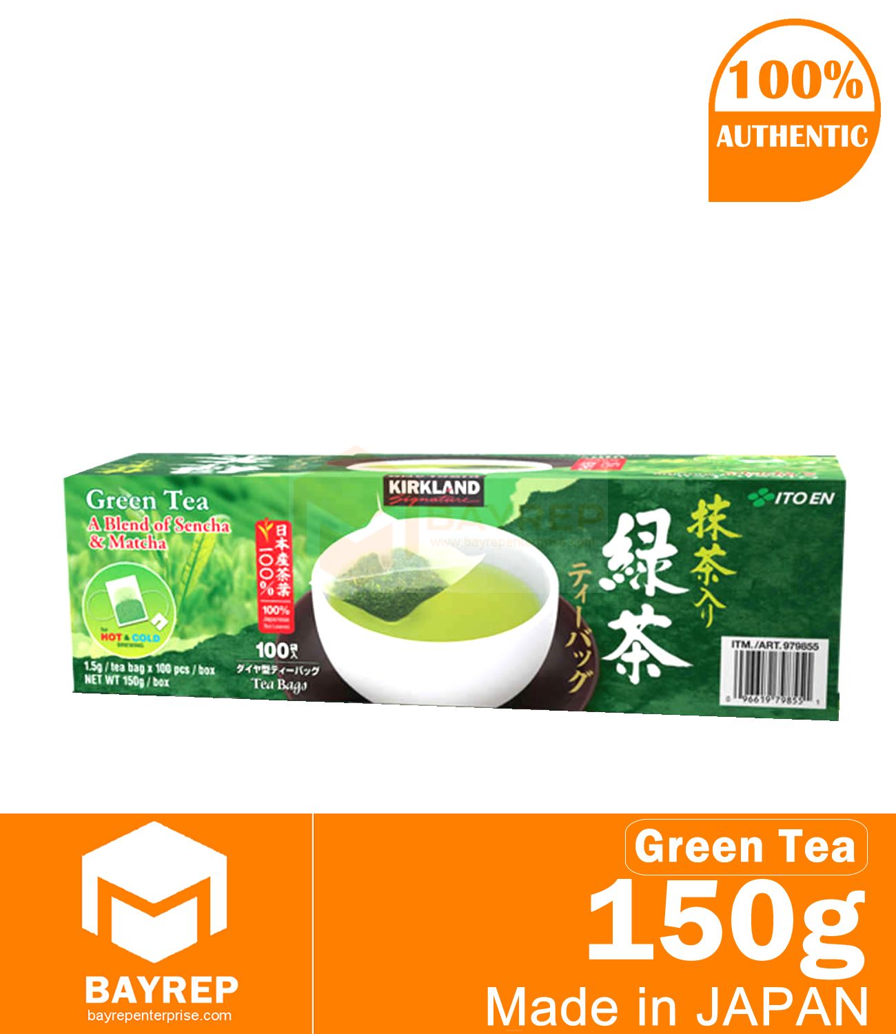 Kirkland Signature Ito En Matcha Blend Green Tea 100 Japanese Green