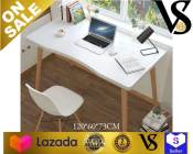 Velstand 120x60x73cm Computer Desk Scandinavian Table Laptop Study Writing Table Study Table for Home Office/ Computer Desk