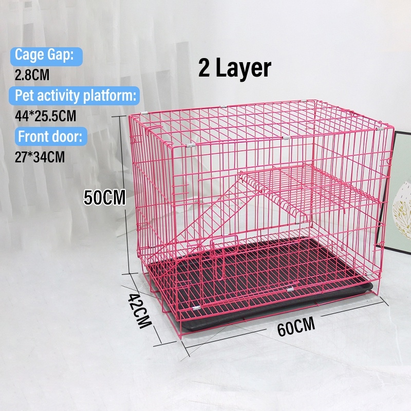 Ready Stock COD Cat Cage Easy Assemble Cage Pet 2/3/4 Layer Kulungan ng ...