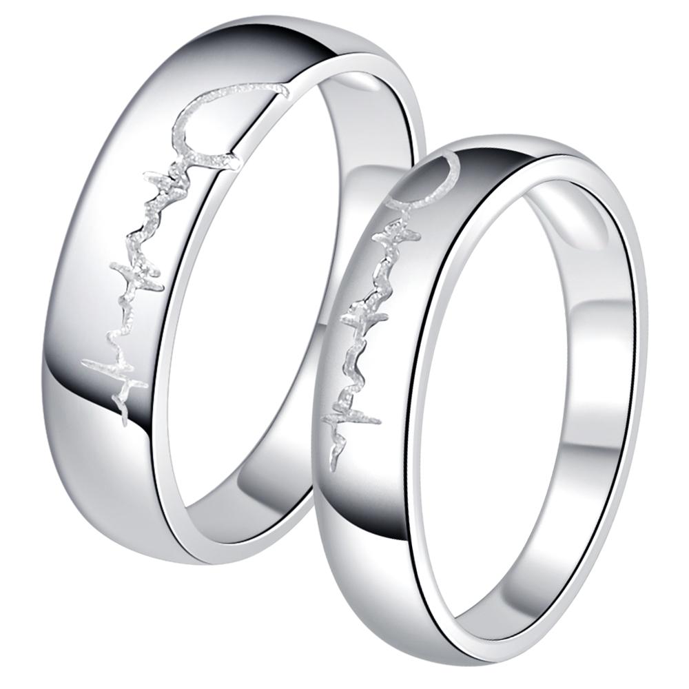 Wedding Ring Heartbeat Wedding Rings Sets Ideas