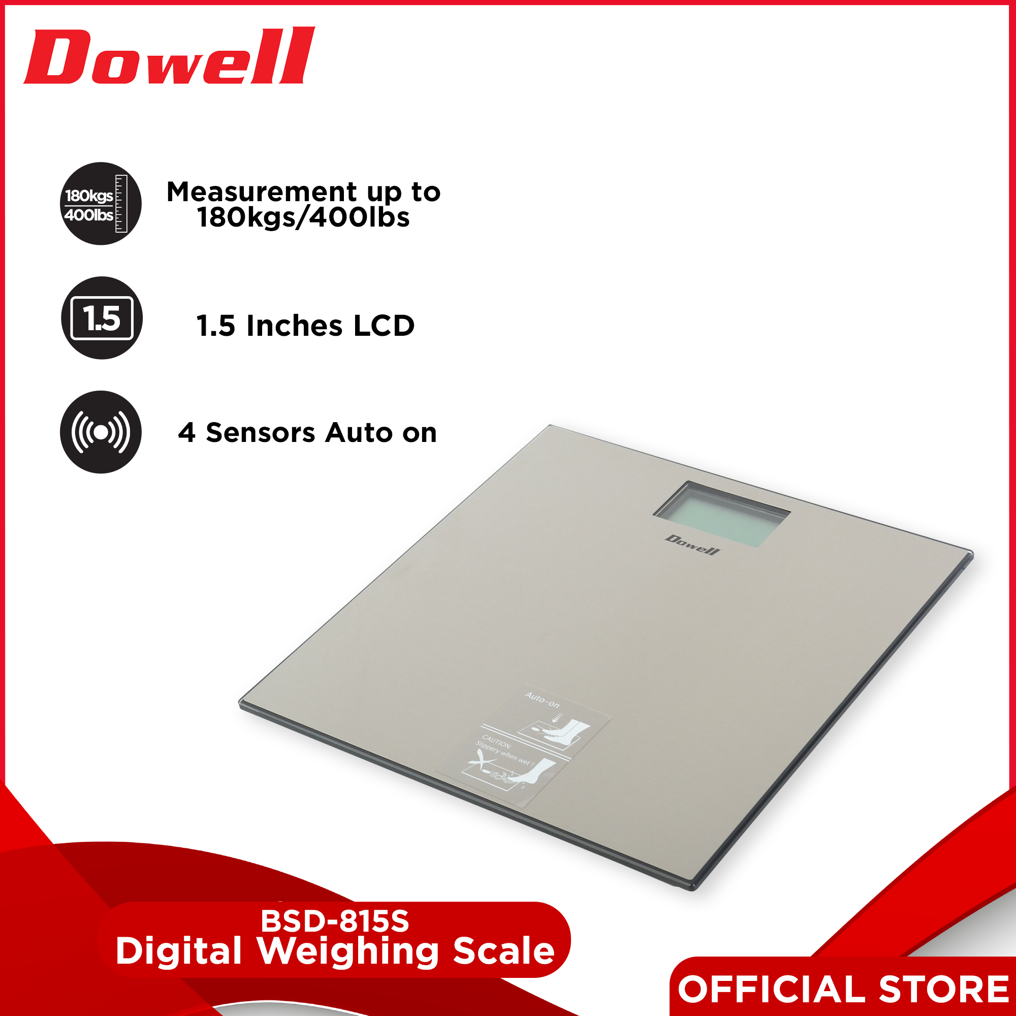 Dowell BSD-815S Digital Weighing Scale Bathroom Scale | Lazada PH