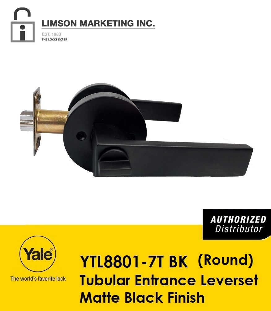 Yale Tubular Entrance Leverset Matte Black Finish Lazada Ph 4844