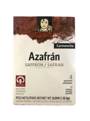 Carmencita Azafran Saffron Powder From Spain (0.4g)
