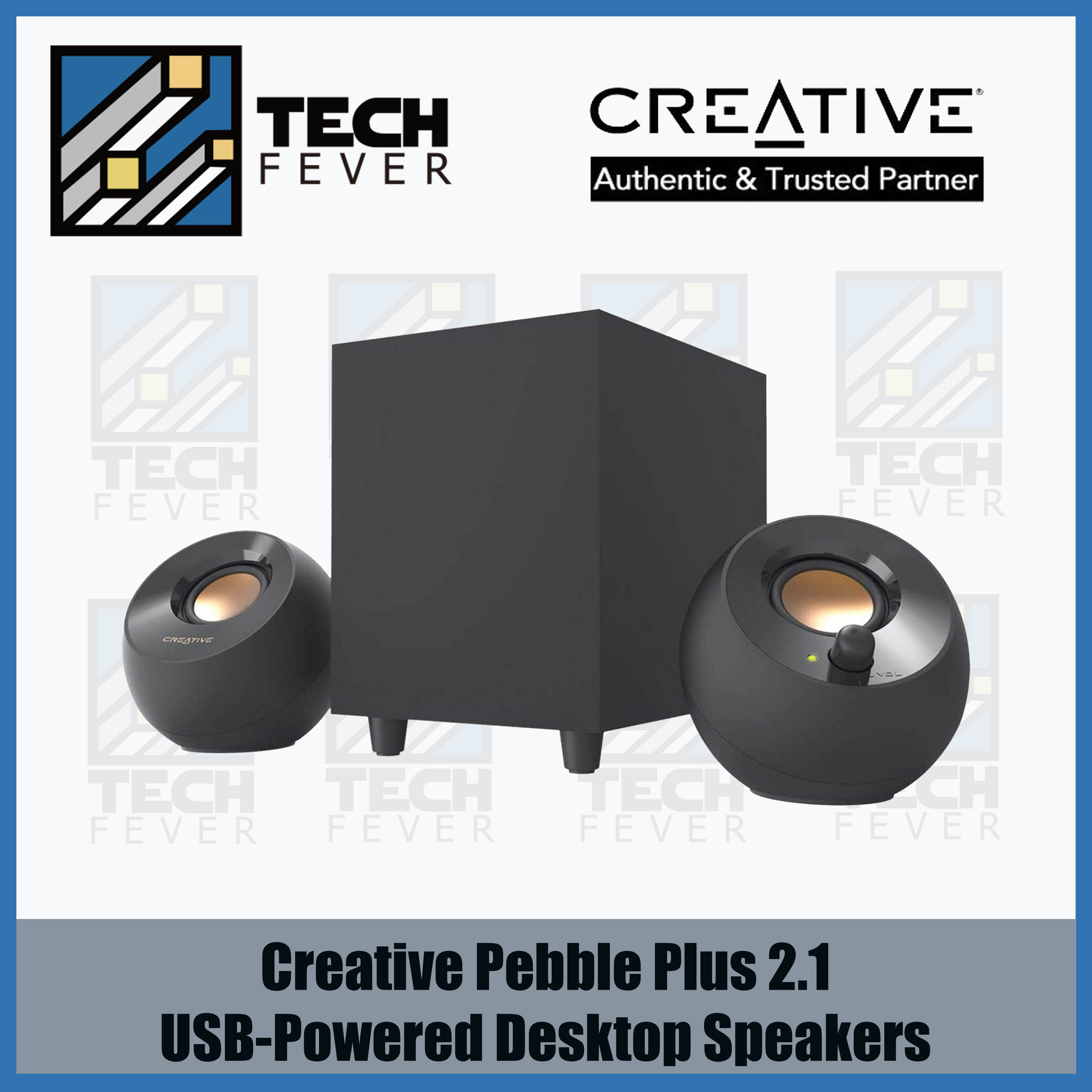 Creative Pebble PLUS 2.1 USB Speaker - Black 