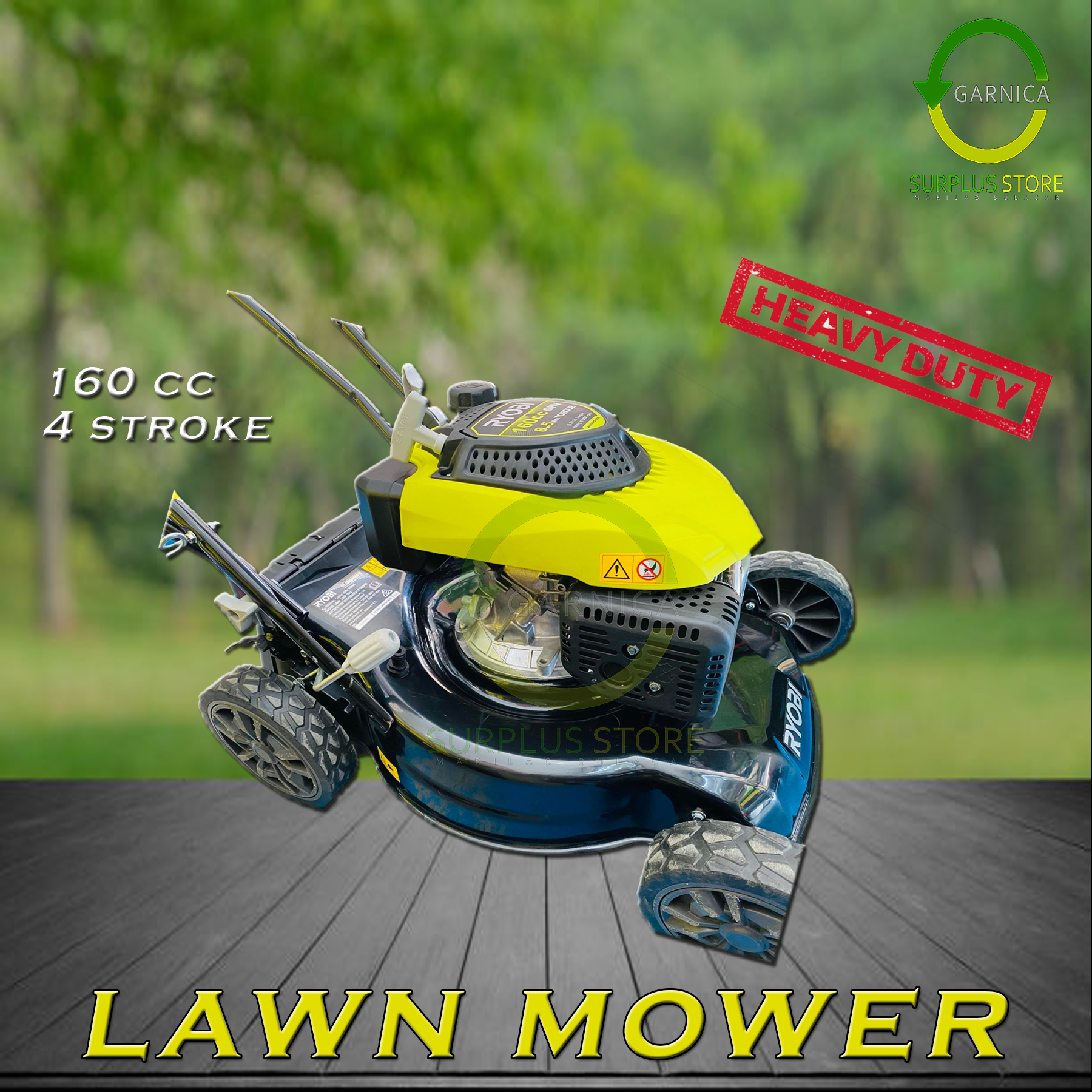 Ryobi 160cc 46cm 4 on sale stroke push mower