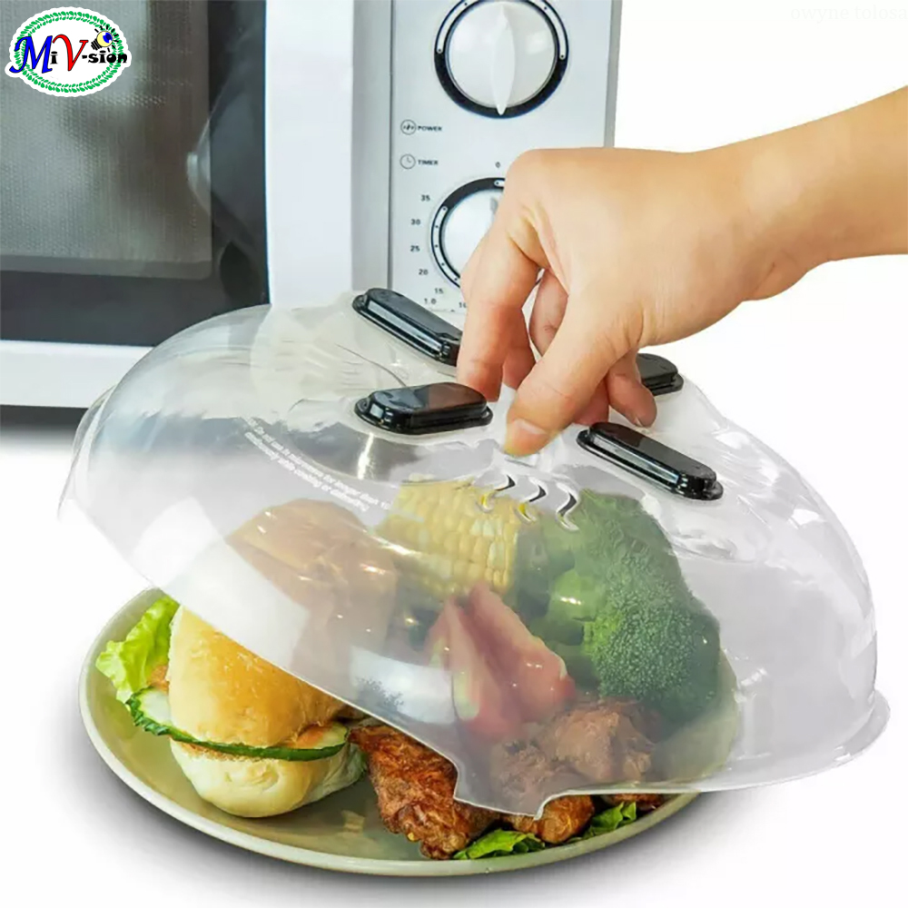 1pc Magnetic Microwave Cover, Anti-Splatter Guard With Steam Vents