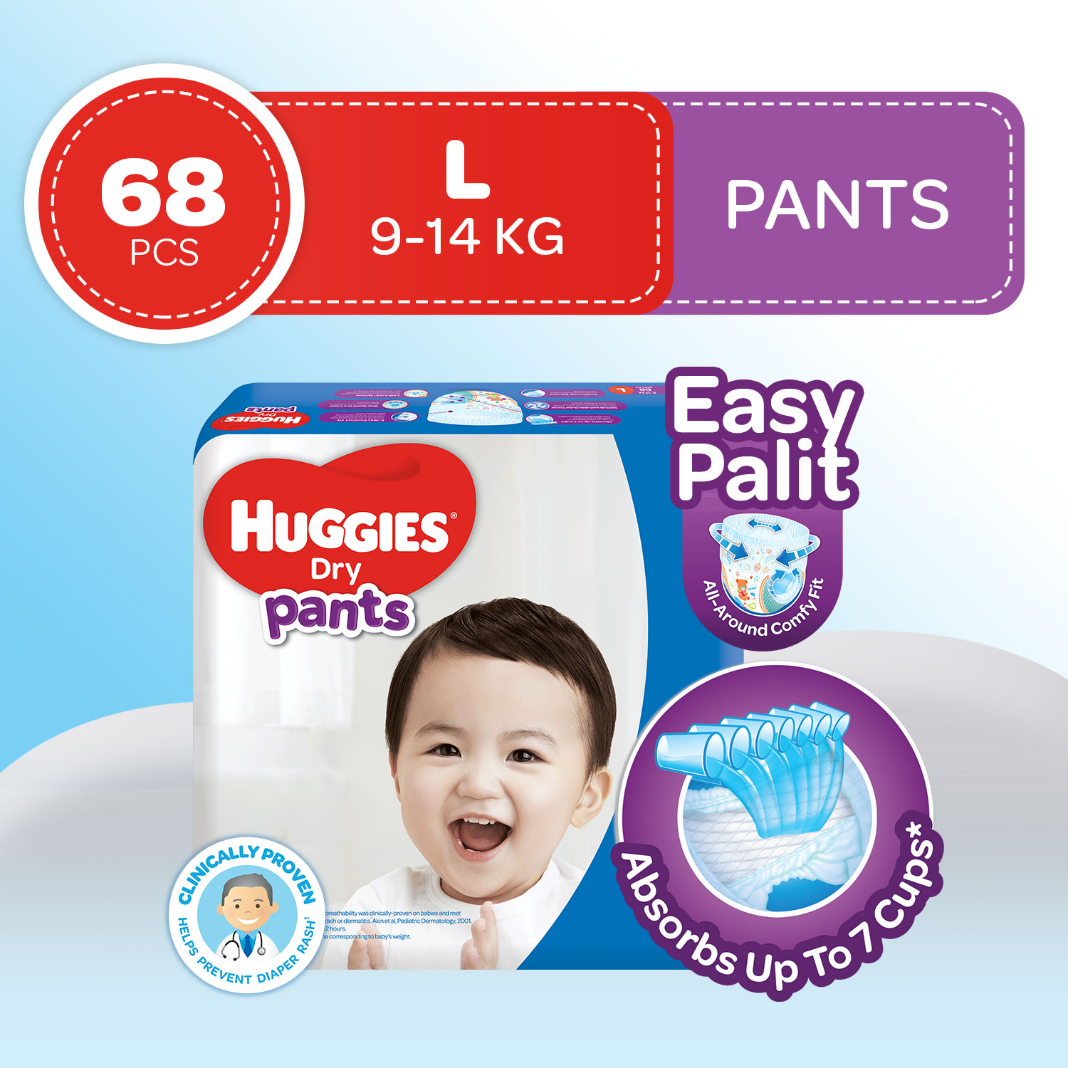 White Huggies Pants Large Size Baby Diaper at Best Price in New Delhi |  Baby Care Diapers