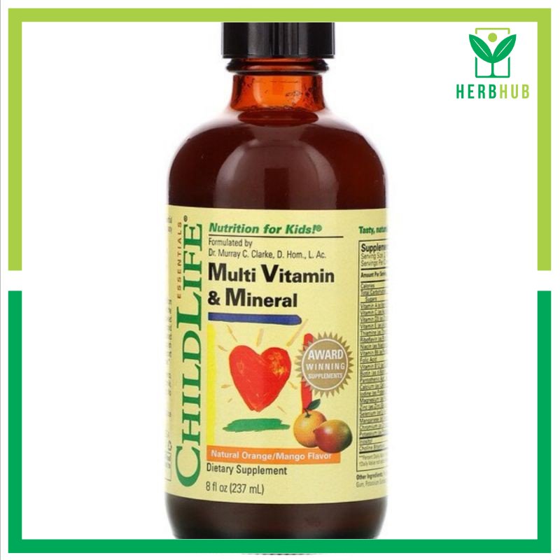 Herb Hub Childlife, Essentials, Multi Vitamin & Mineral Natural