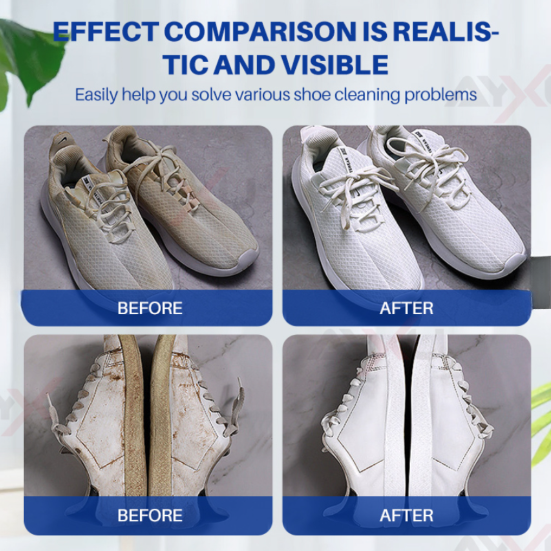 devilish White Shoe Cleaning Cream with Sponge Eraser, Shoe Cleaner  Sneakers Kit, Multifunctional Shoes Whitening Cream for Sneake