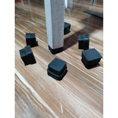3/4 x 3/4 inch Square INSERT Rubber Footings