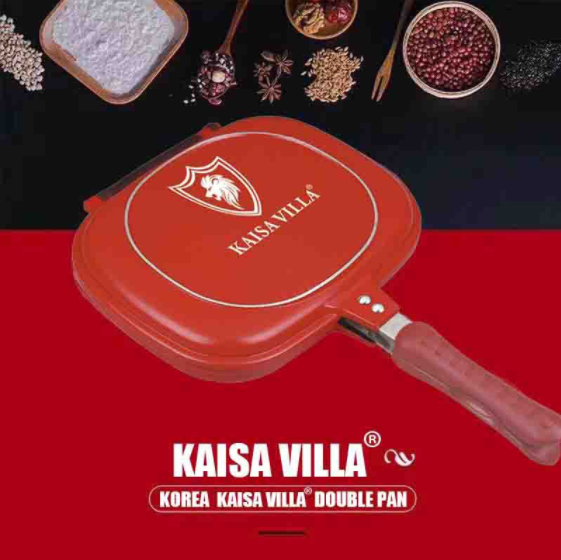 ORIGINAL KAISA VILLA Cookware KV9902 DOUBLE SIDED GRILL/FRYING PAN