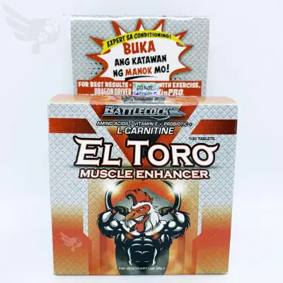 BATTLECOCK EL TORO MUSCLE ENHANCER (sold per 10 tablets) - petpoultryph