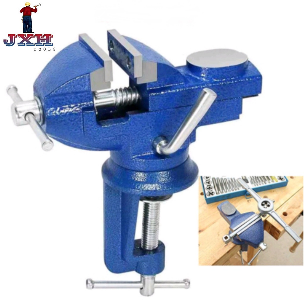 DIY Mini table bench vise model making Jade Wood Nut Carving Suction alloy vice* 