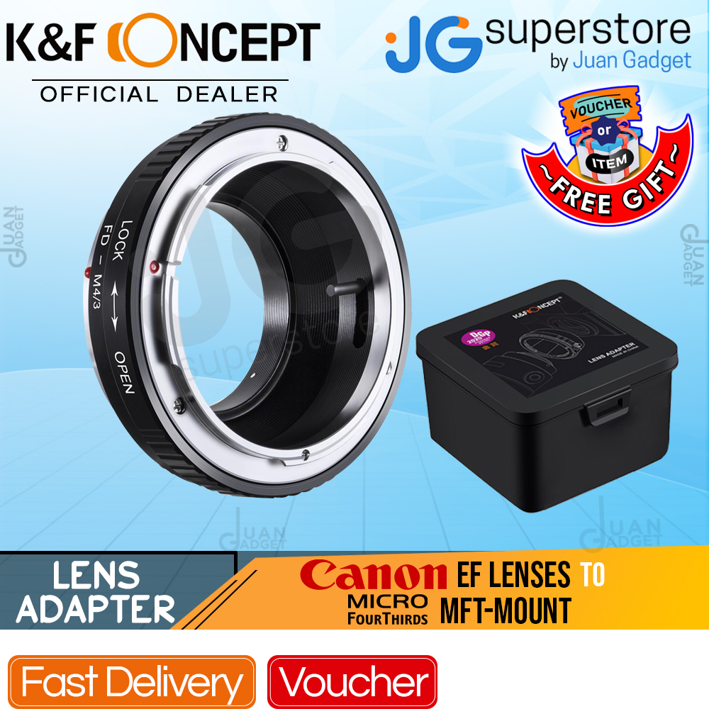 K F Concept Canon Fd Lenses To M Mft Lens Mount Adapter Fd M