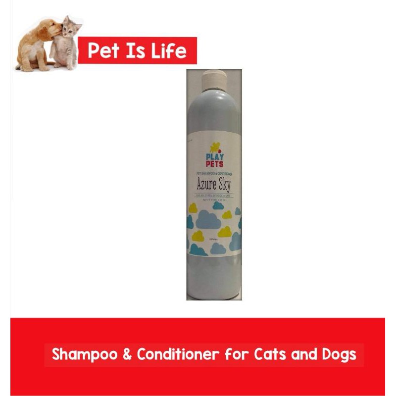 1000ml Play Pets Shampoo & Conditioner Azure Sky Scent Lazada PH