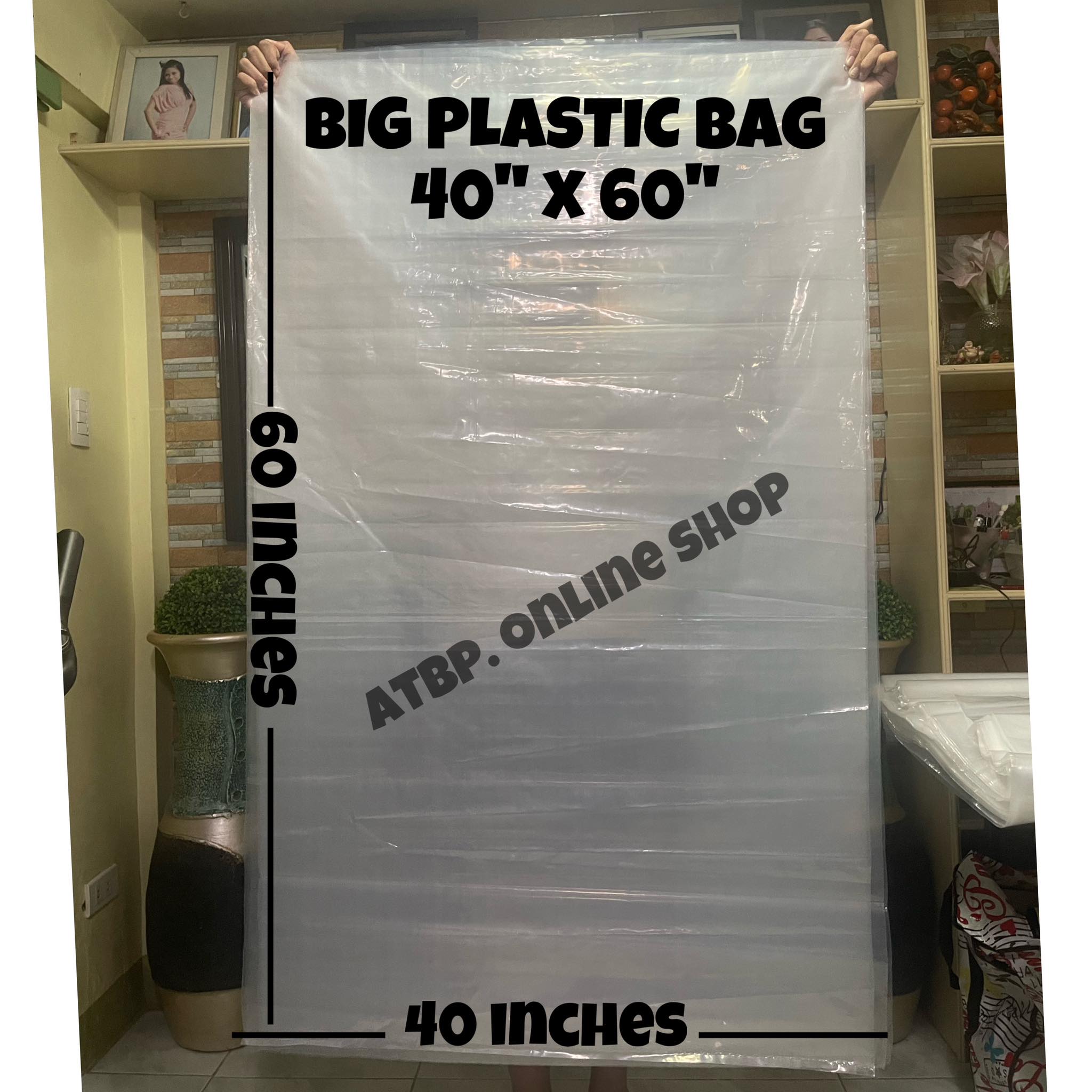 1 PC. UKAY BIG PLASTIC BAGS PE PLASTIC BAGS RTW BALUTAN PLASTIC