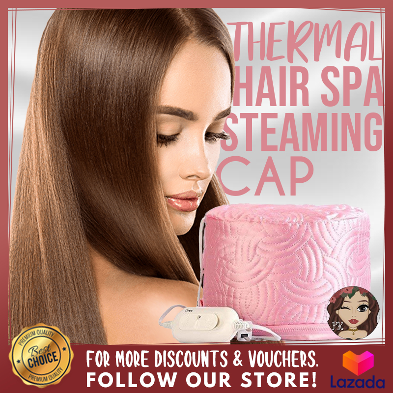 HAIR SPA Thermal Steaming Cap, Steaming Hair Cap, Hot Oil Heating Cap