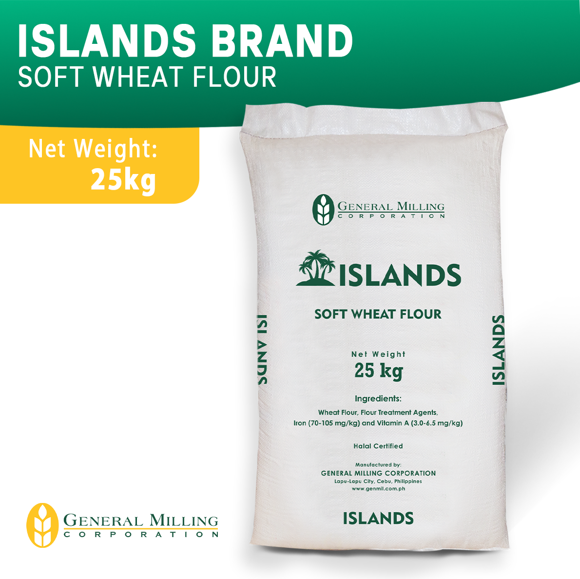 Islands Brand Soft Wheat Flour 25kg Lazada PH