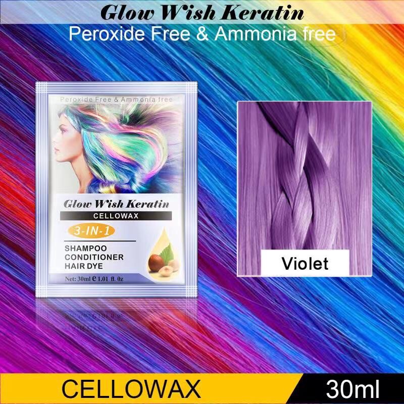 Cellowax hair color 3 in 1 shampoo conditioner hair dye ammonia free