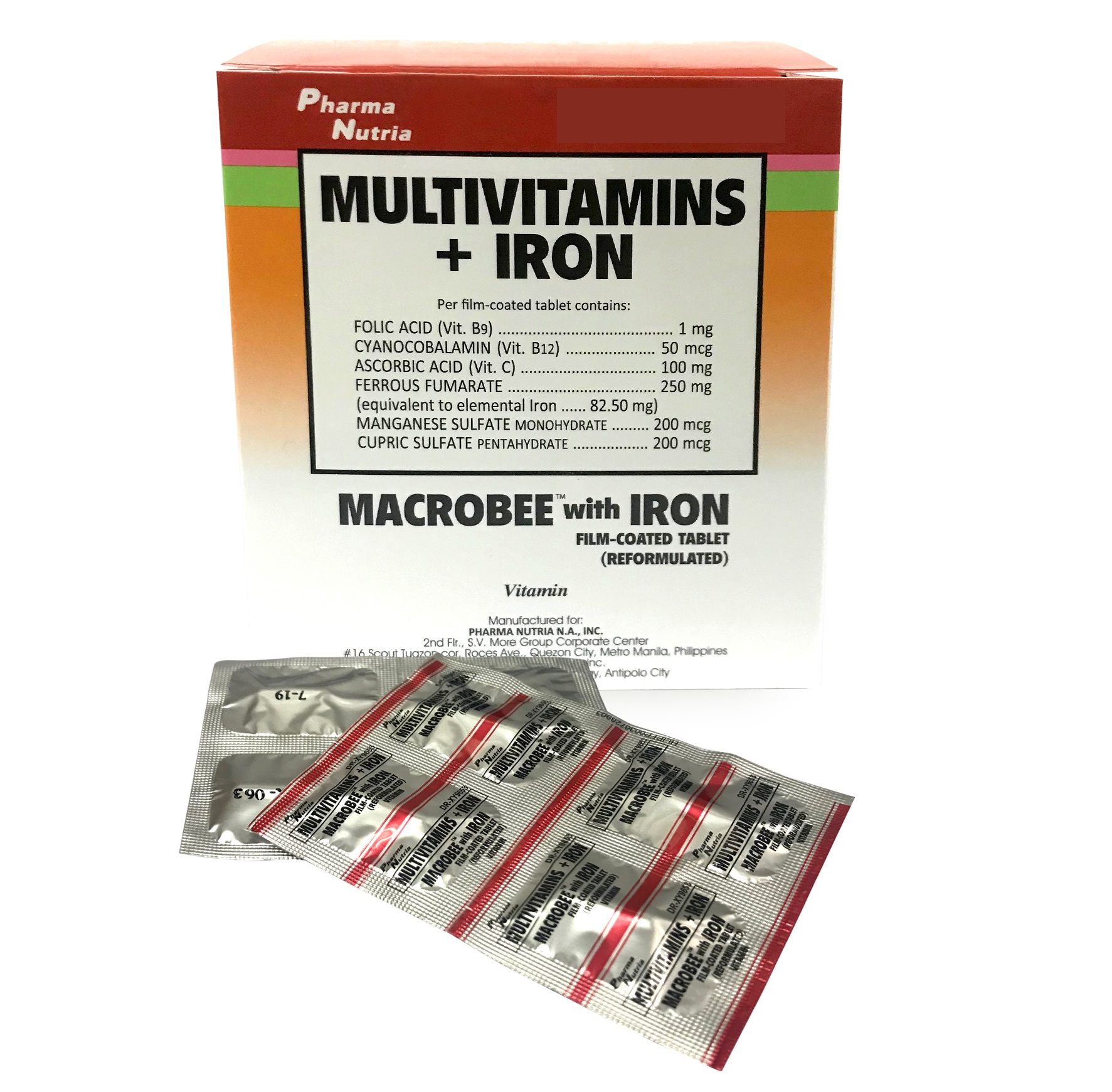 Multivitamins Iron 1 Tablet Lazada Ph