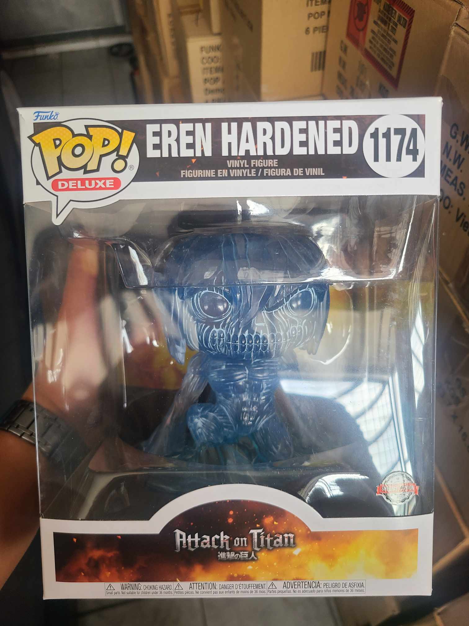 Funko Pop Eren Hardened Attack on Titan 6 Inch Exclusive