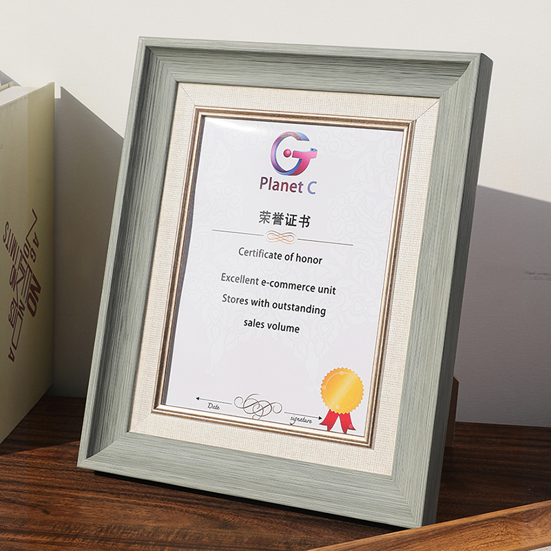 Awards Certificate Holder Business License Frame Honor Wall Hanging