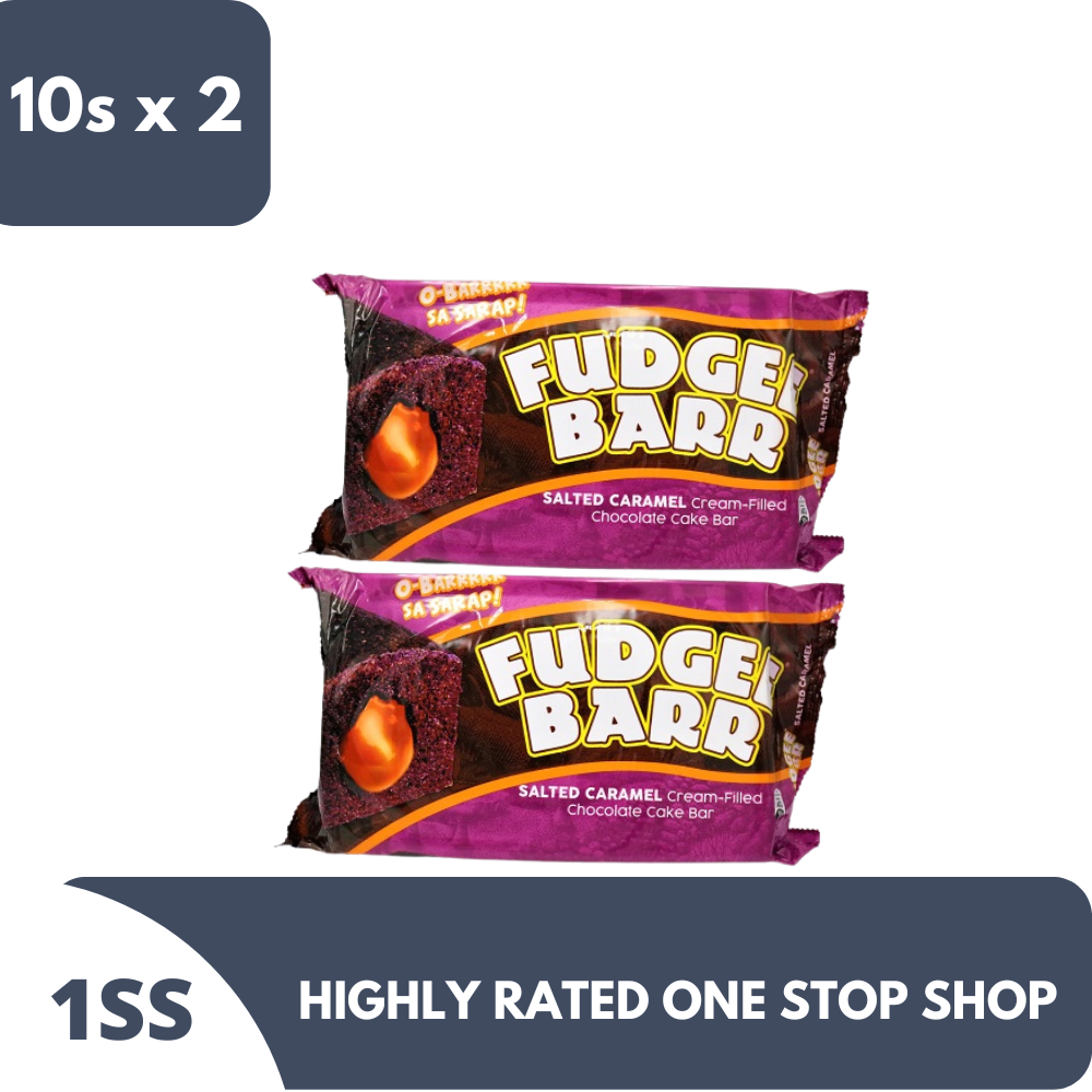 Fudgee Bar Salted Caramel 10s x 2 Lazada PH