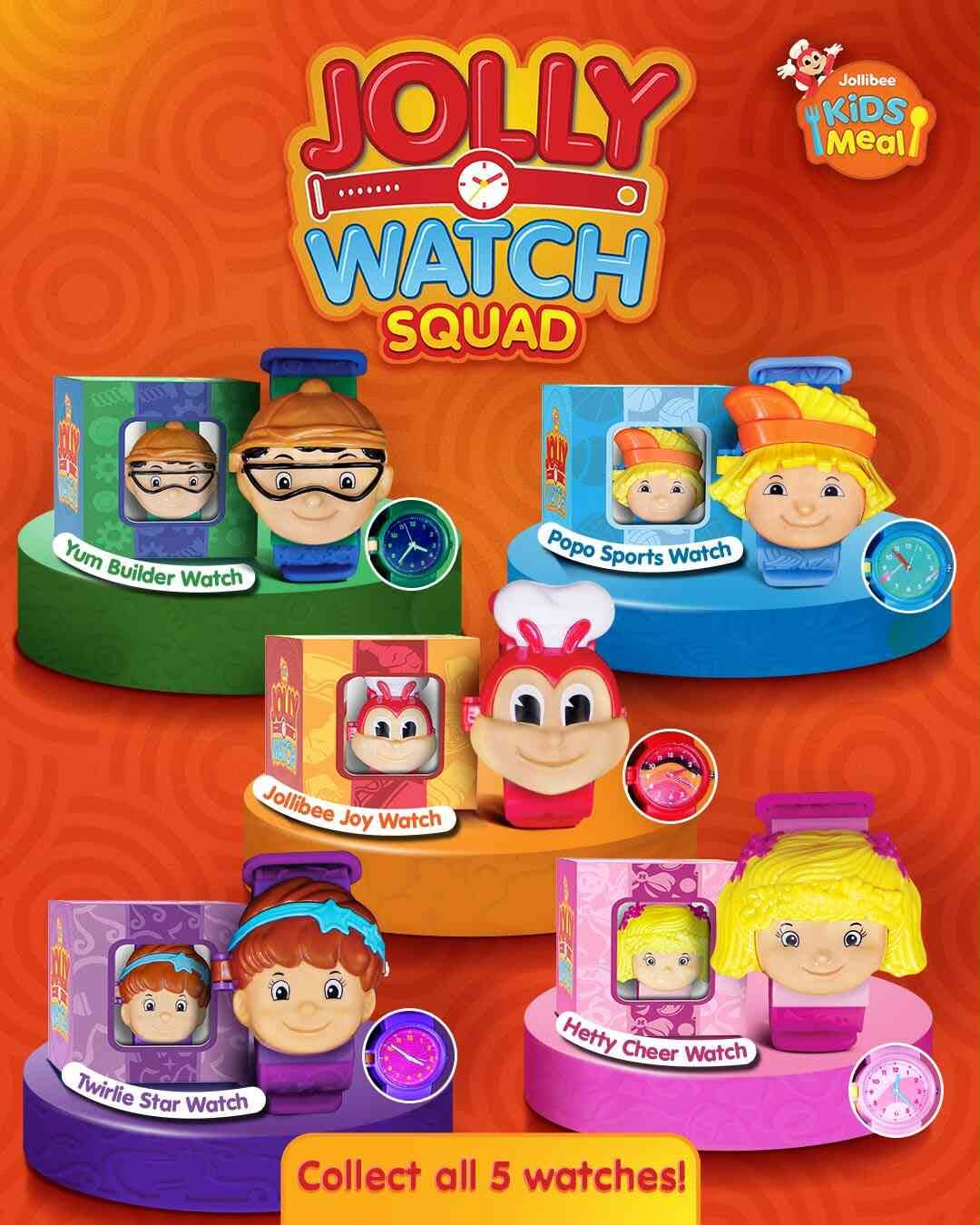 Jollibee Jolly Watch Squad Watches Complete Set | Lazada PH
