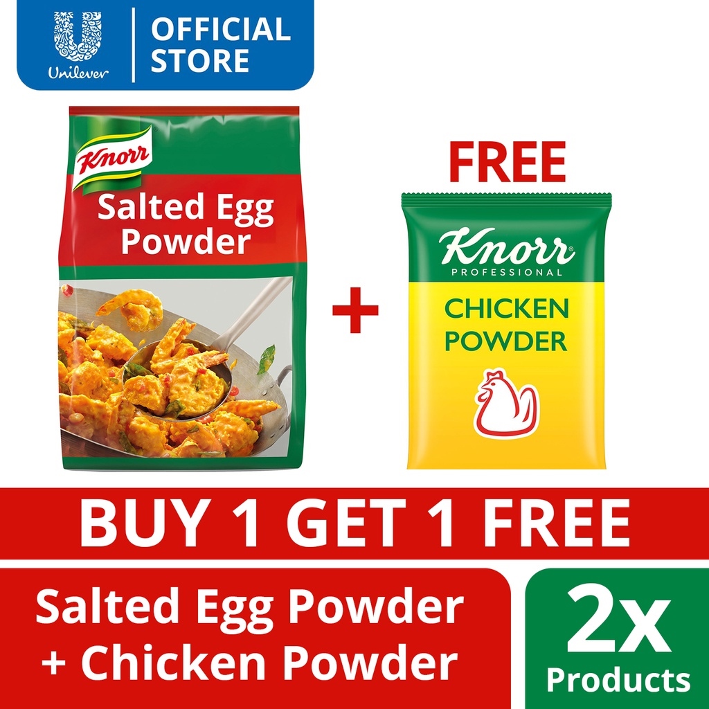 COD [BUNDLE] Buy 1 pc Knorr Salted Egg Powder 800g Get 1 pc Free Knorr