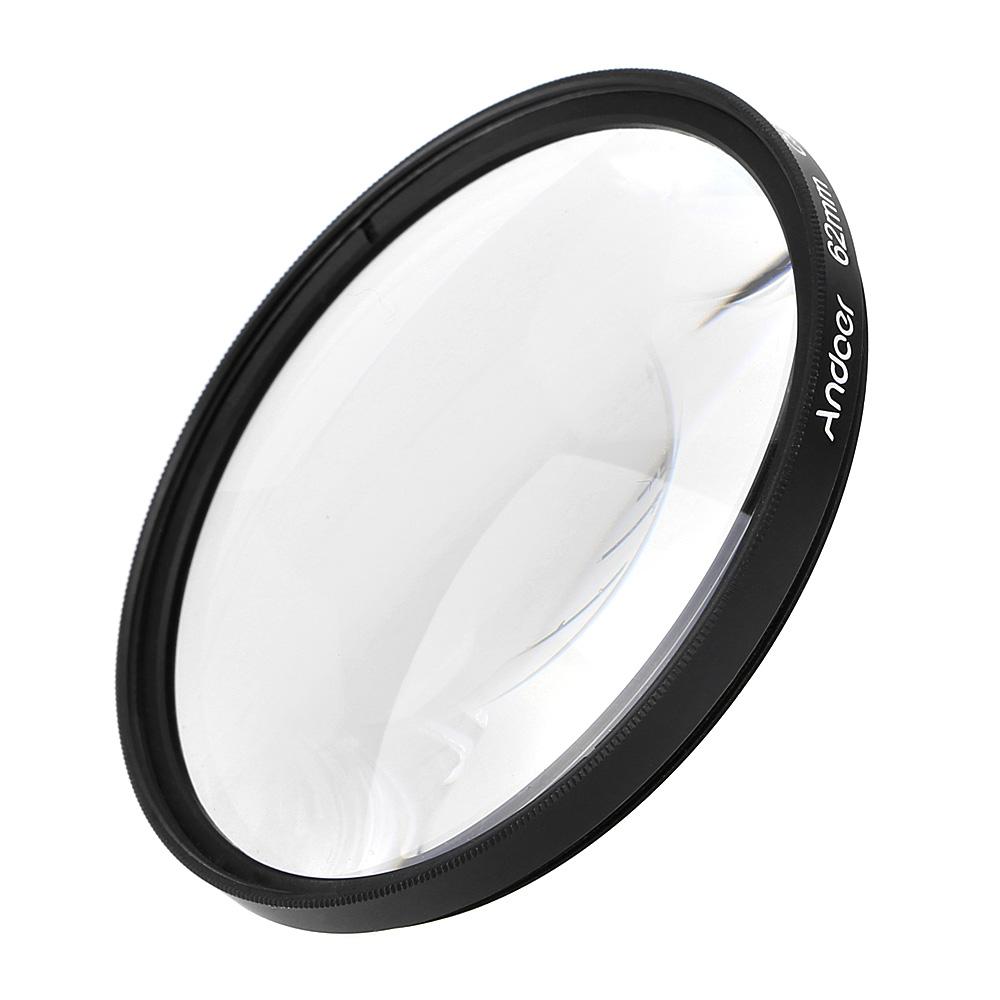 Andoer 62mm UV+CPL+Close-Up+4 +Star 8-Point Filter Circular Filter Kit Circular Polarizer Filter Macro Close-Up Star 8-Point Filter with Bag for Nikon Canon Pentax Sony DSLR Camera