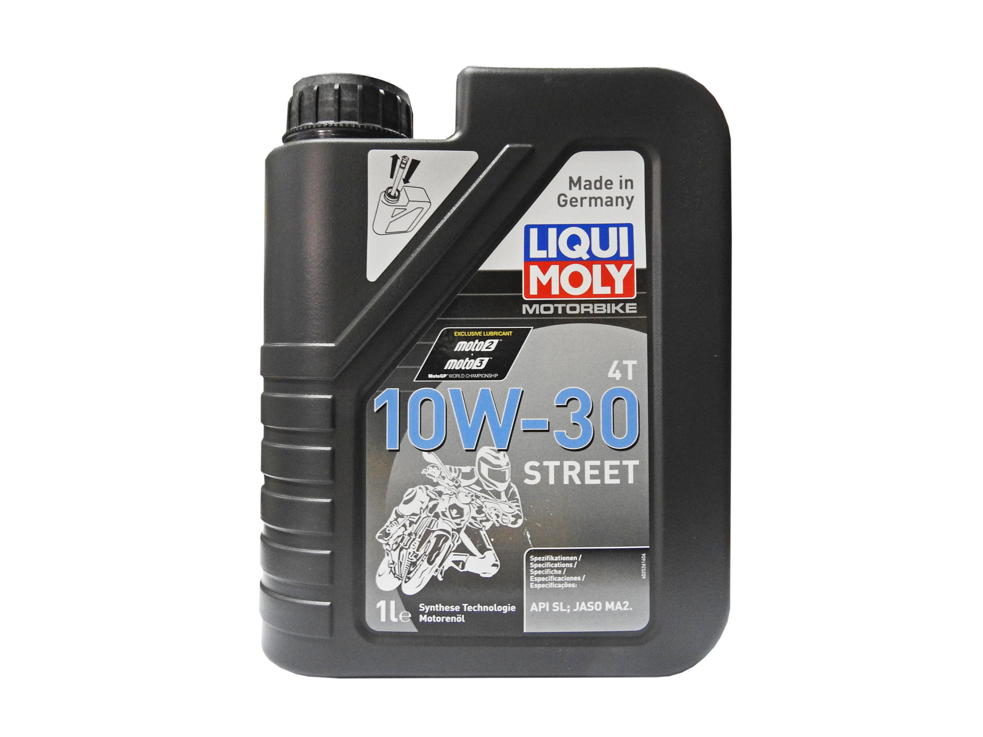 Liqui Moly Motorbike Street 4Stroke SL/JASO MA2 10W30 Synthetic