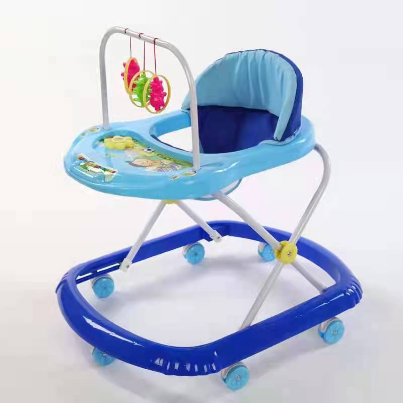 Musical Adjustable Height Baby Walker Safety Walker 2in1 Infant