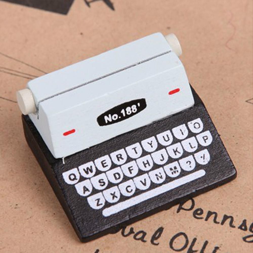 NO BRAND Typewriter Creative Office Photo Pictures Clip Paper Holder ...