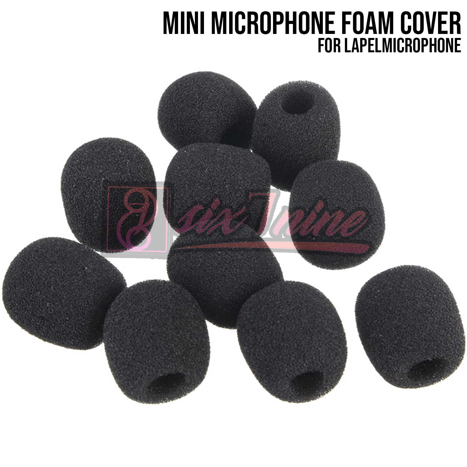 Microphone Covers Microphone Windscreen Sponge Cover Headset Mic Foam Cover Protective Cap for
