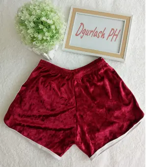 cheap velvet shorts