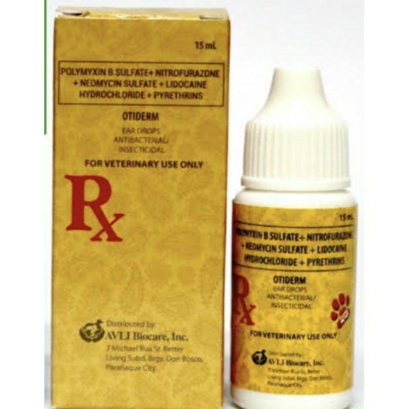 Otiderm Ear Drops for Dog & Cat Lazada PH