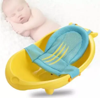 The Original Newborn Bathtub Net Shower Infant Bath Support Safe Bathing for Baby - Gift Ideas