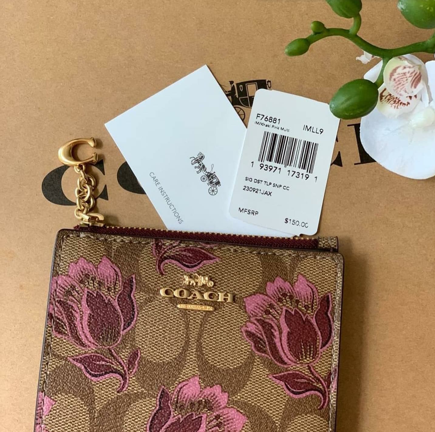 coach desert wallet