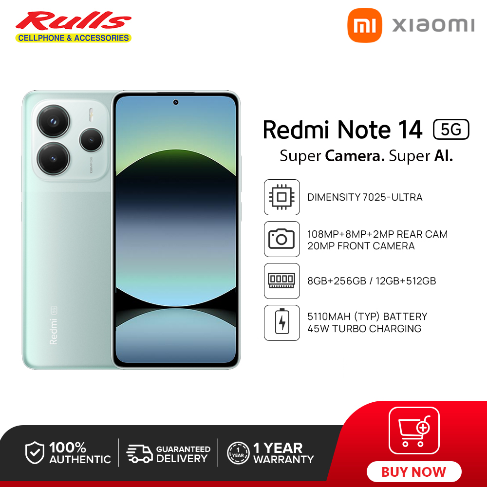 Xiaomi Redmi Note 14 5G 8GB + 256GB Midnight Black