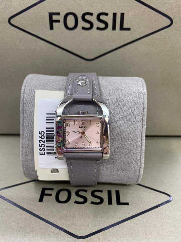 Guaranteed Authentic Fossil Harwell Three-Hand Light Gray Eco