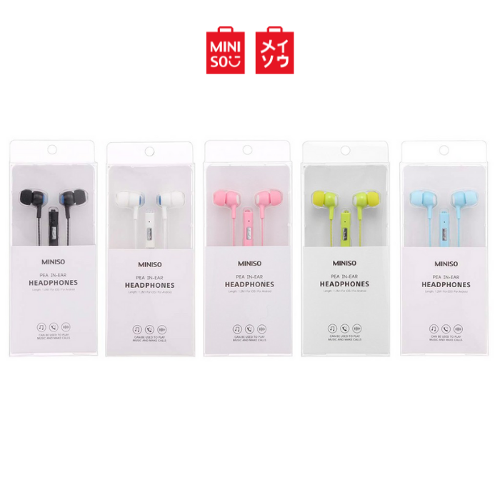 Miniso Pea In ear Headphones Model SE383 Lazada PH