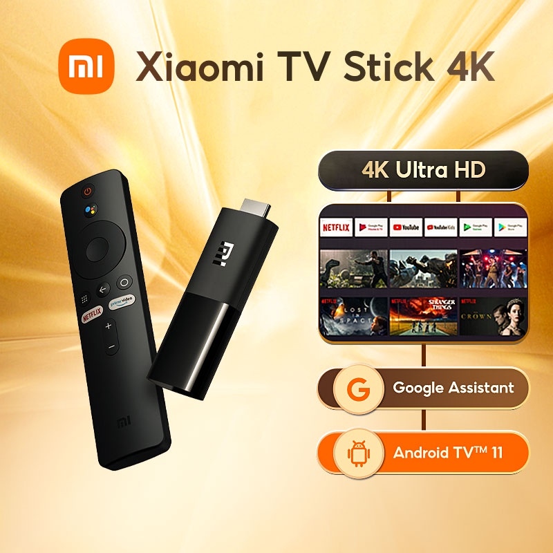 xiaomi tv stick 4k android tv 11 bluetooth wi fi hdmi