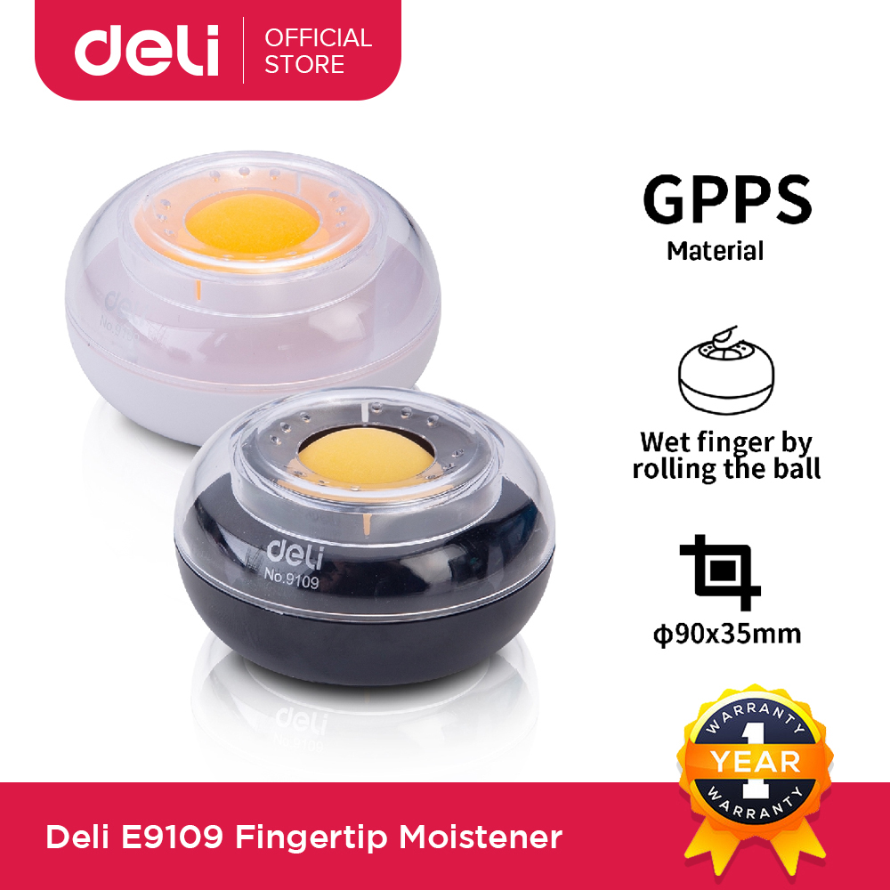 Deli E9109 Fingertip Moistener φ90×35mm | Lazada PH