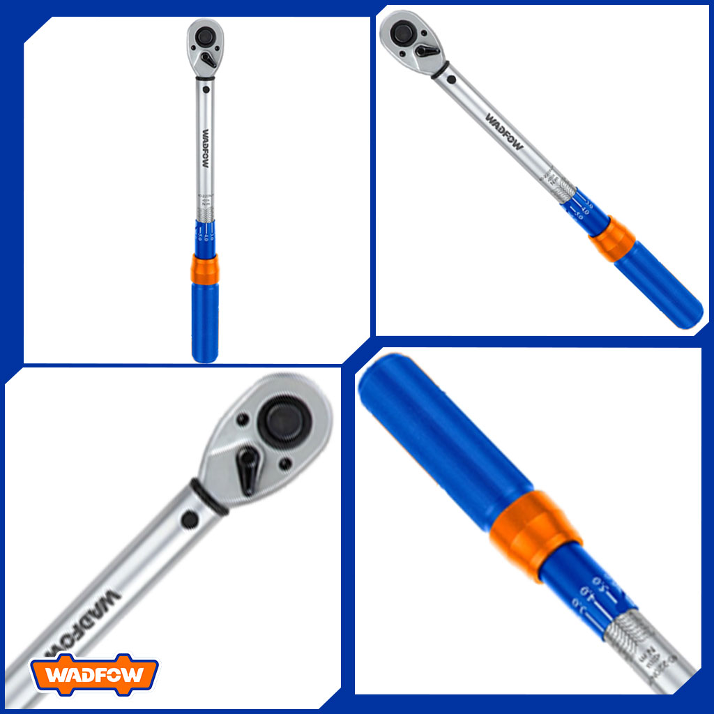 WADFOW 3/8 Preset Torque Wrench 10-60N.m 12