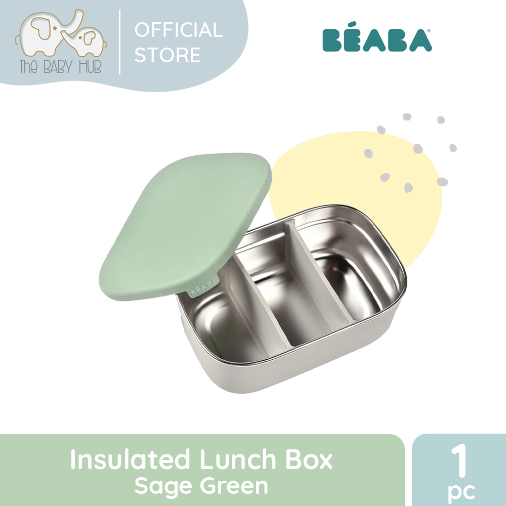BEABA Stainless Steel Lunch Box - Sage