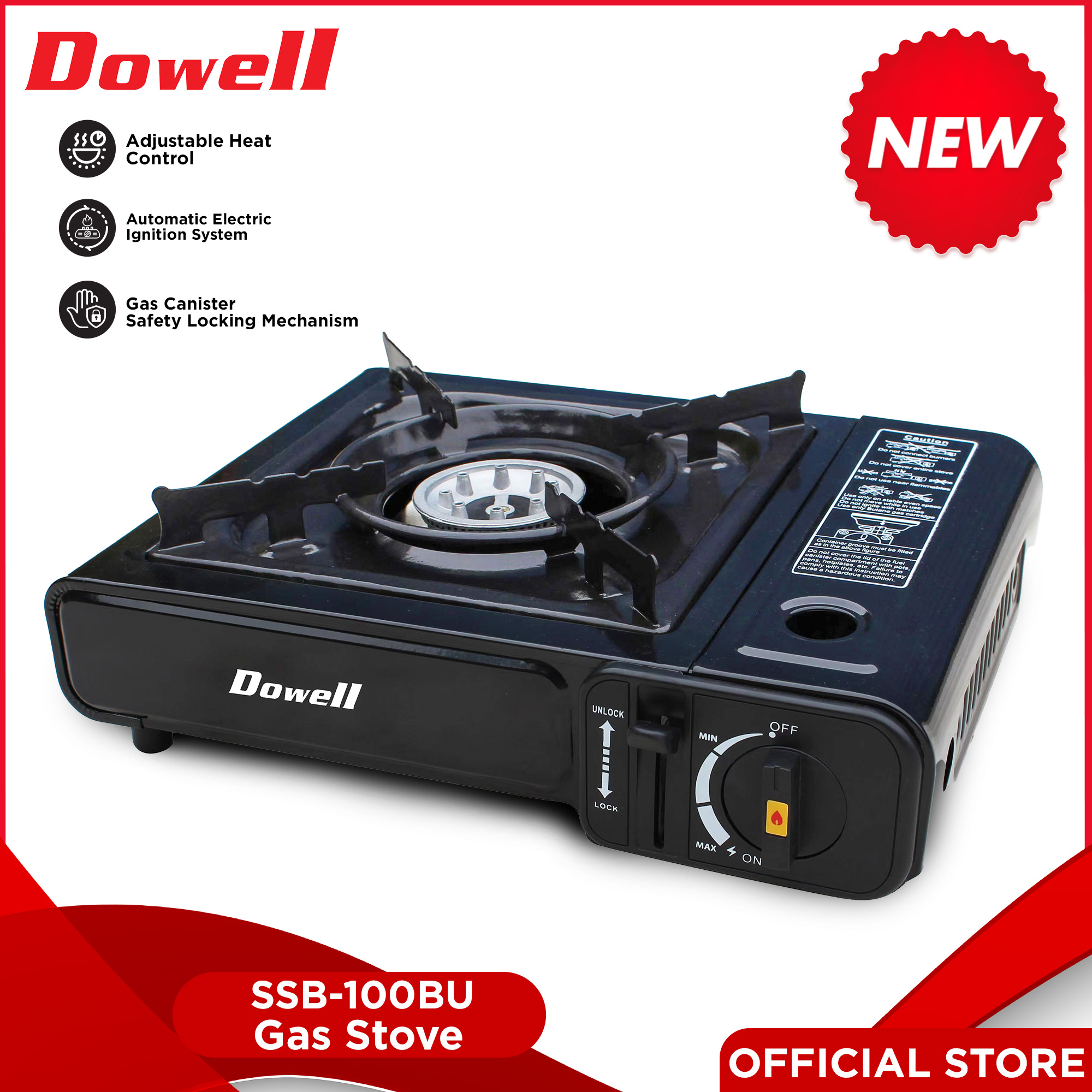 Dowell SSB100BU Butane Gas Stove Lazada PH