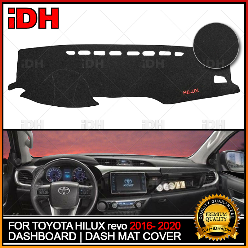 Dashboard Cover for Toyota Hilux Revo 2016 2017 2018 2019 2020 Dashboard  cover with Logo Dash mat DC-HiluxRevo-MD2 DC-HiluxRevo-MD4 [Car  Accessories Local Seller Faster Shipping Available On Hand] Lazada PH