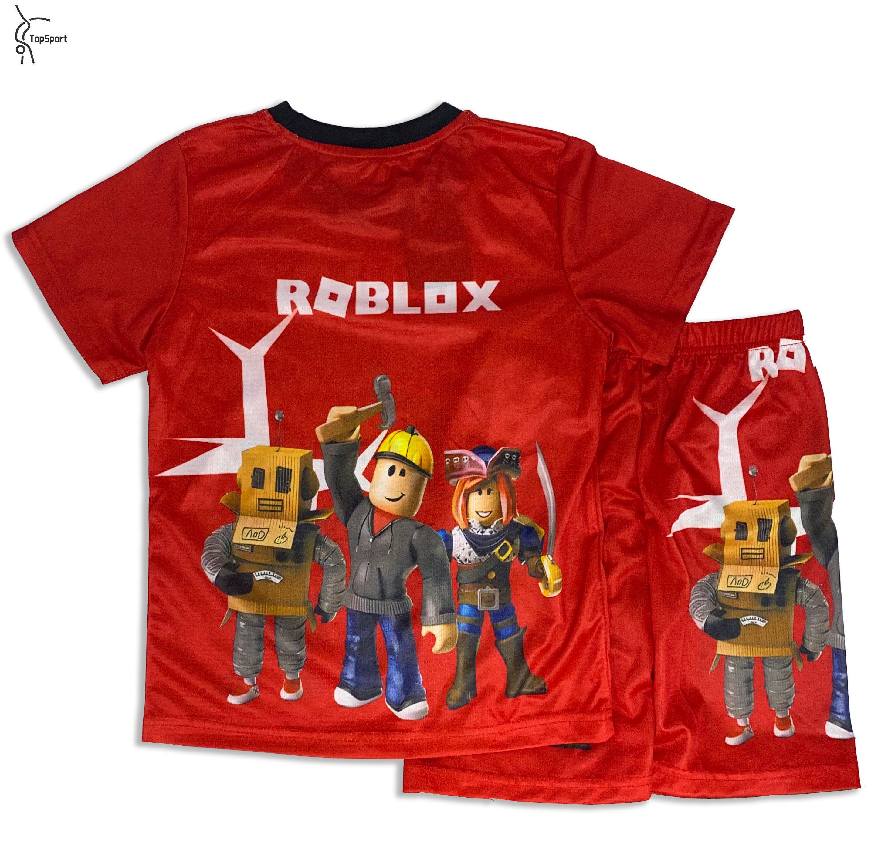 TopSport Kid's Roblox Anime Print Boys DryFit Terno Set Boys Fashion For  Sport Gym Running Outdoor